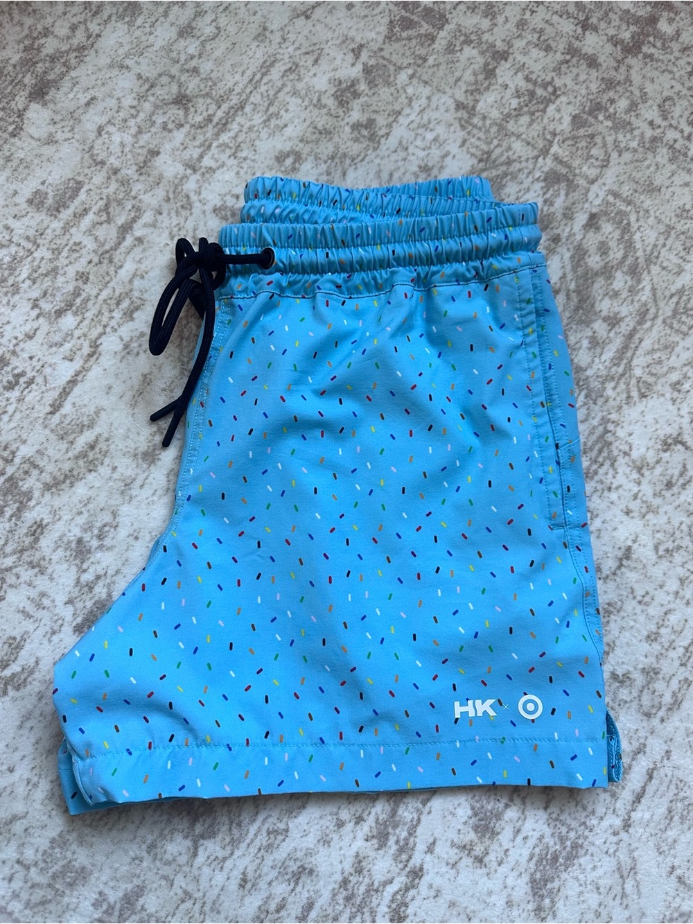 Humankind Blue Shorts Sprinkle Print